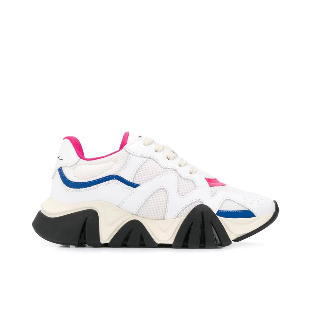 Versace White Leather Chunky Sneakers