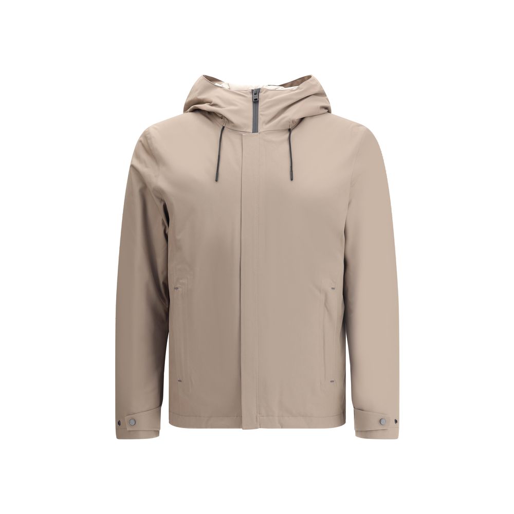 Woolrich Beige Polyester Shell Jacket