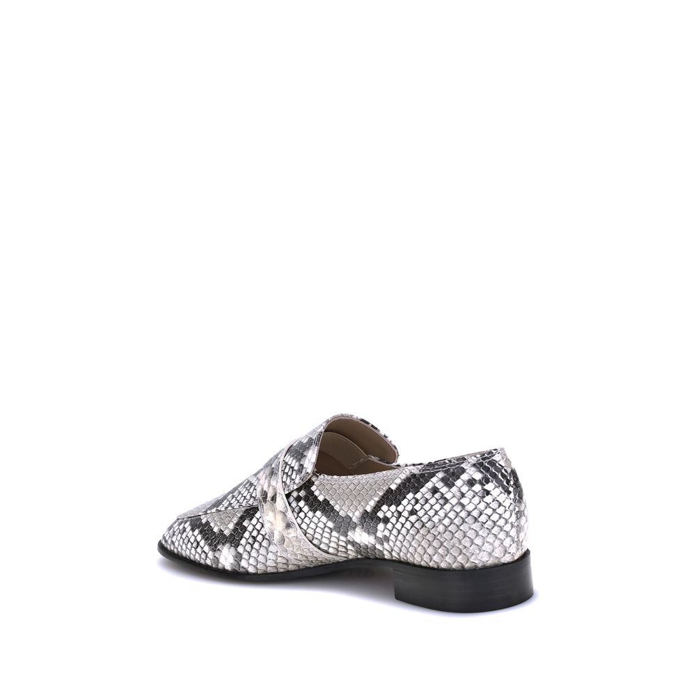 Ferragamo Multicolor Goatskin Slip-On Loafers