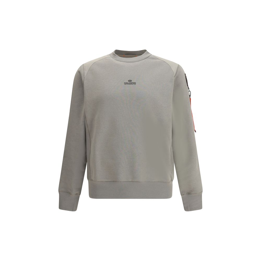 Parajumpers Green Cotton Sweatshirt