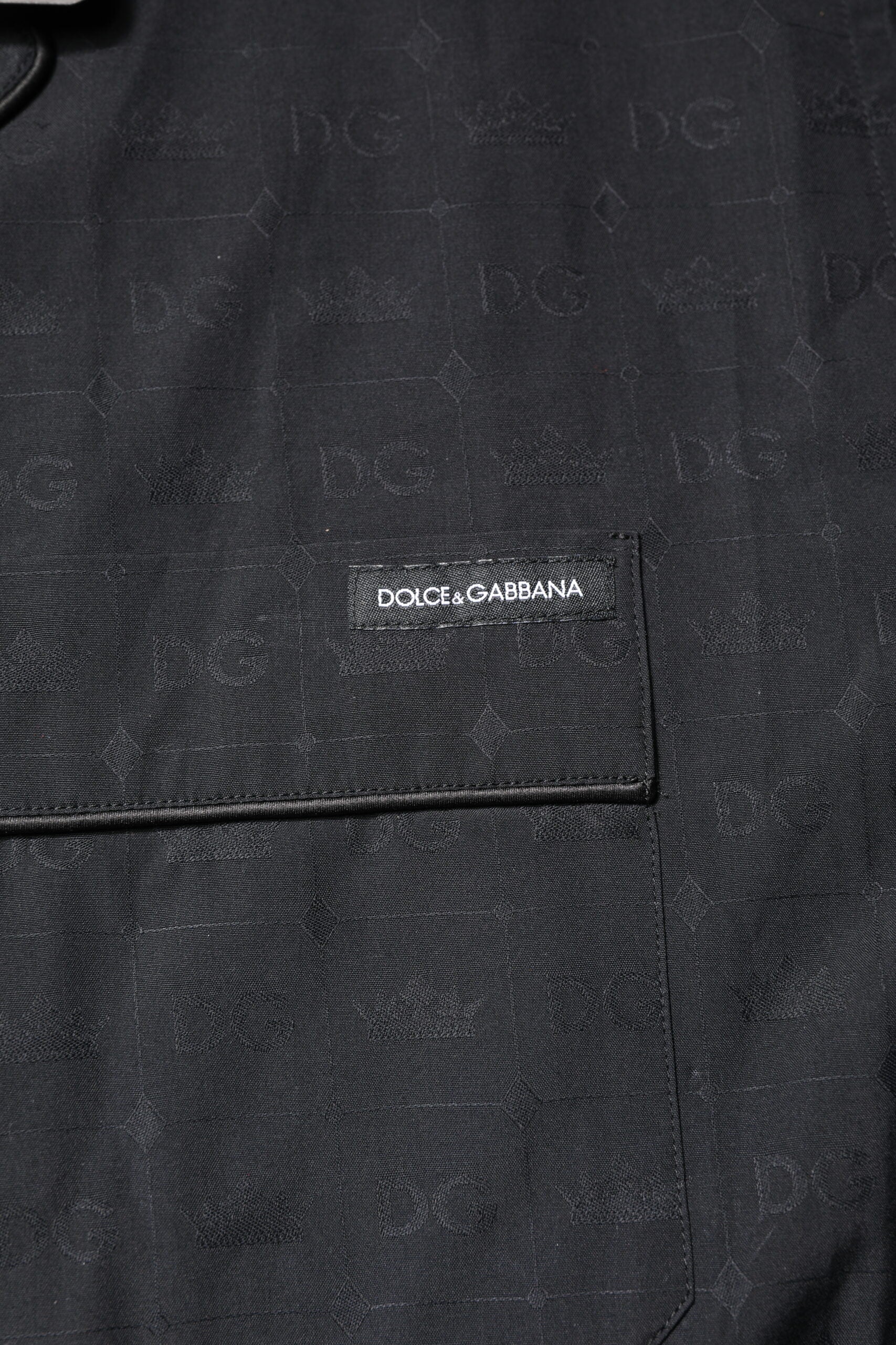 Dolce & Gabbana Black Cotton Men Pajama Set Sleepwear