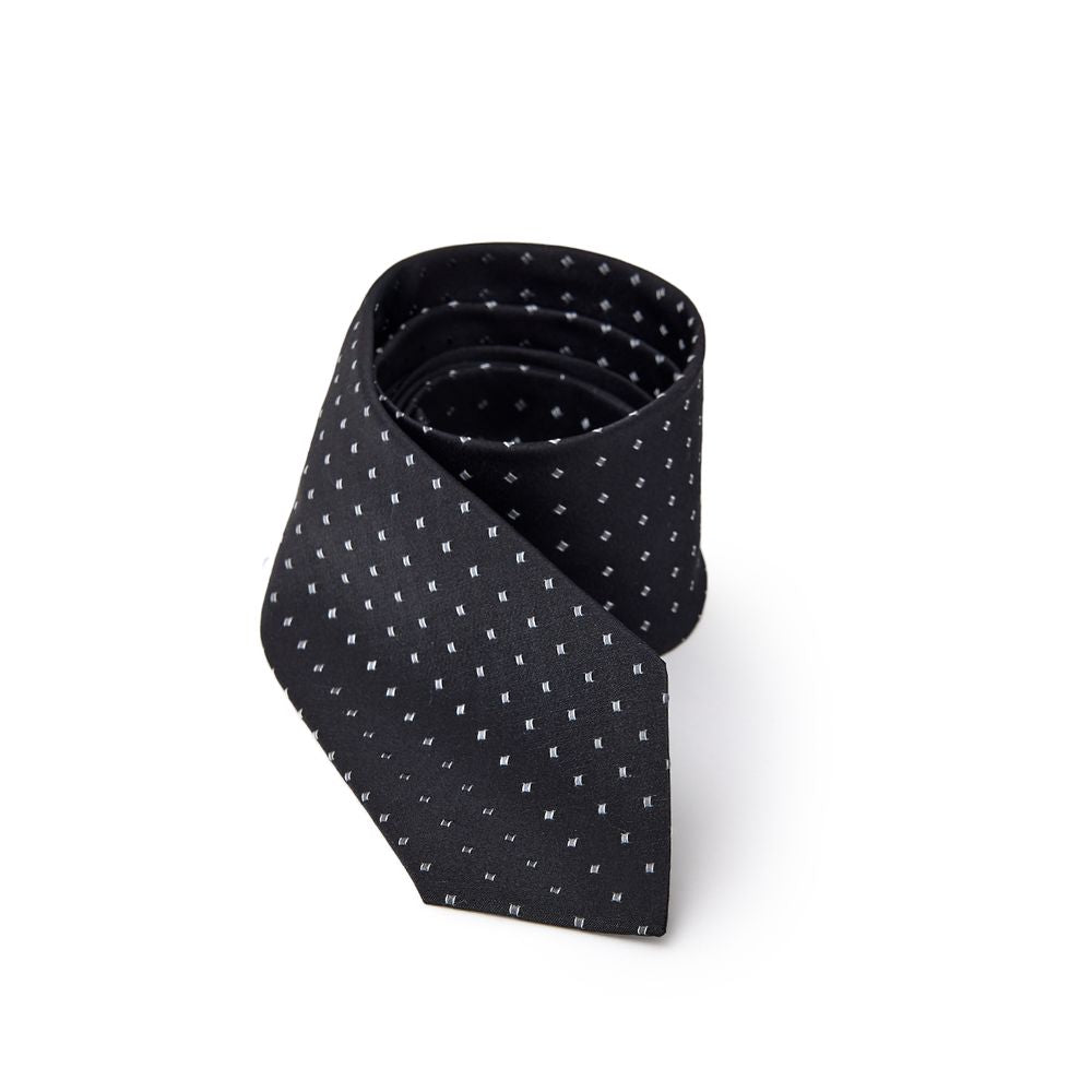Jil Sander Black Silk Tie