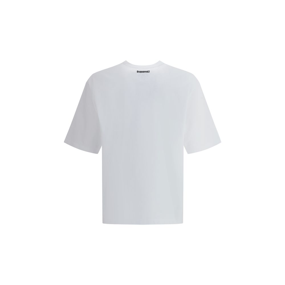 Dsquared² White Cotton T-Shirt