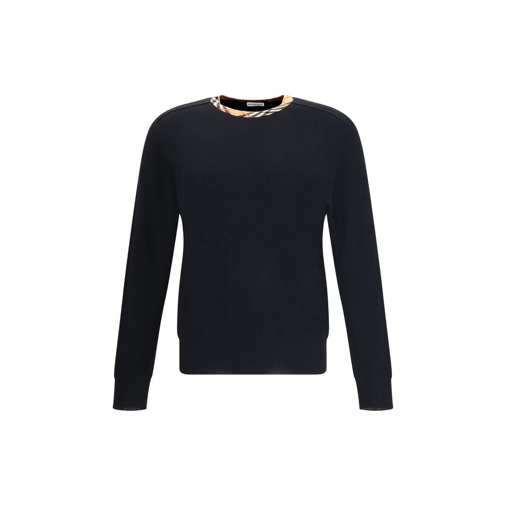 Burberry Black Wool Sweatshirt