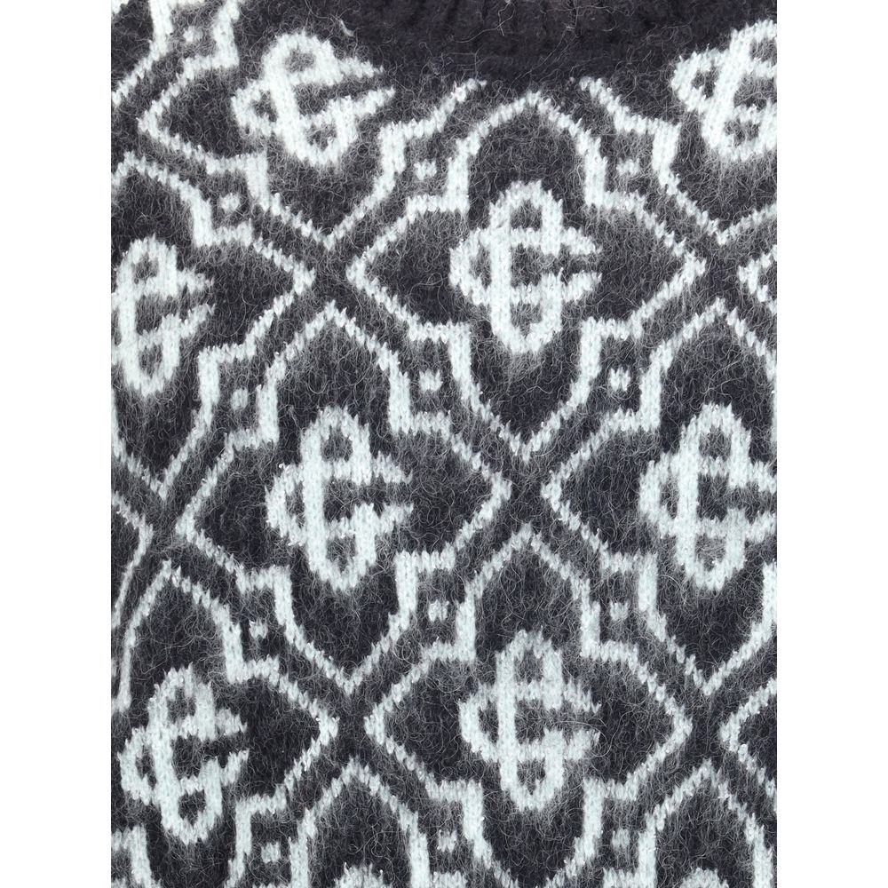 Casablanca Black Nylon Sweatshirt