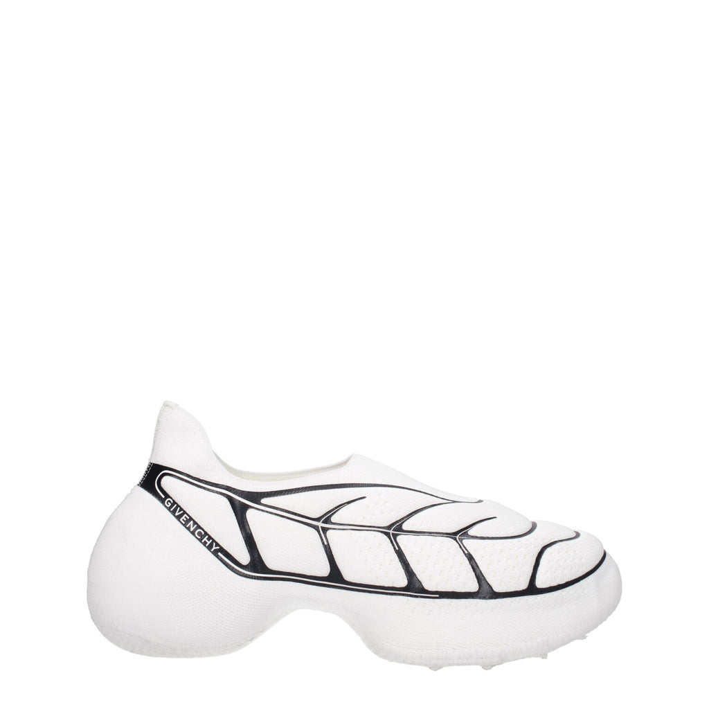 Givenchy White Fabric Low Top Sneakers