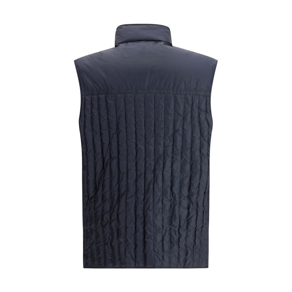 Moncler x Donald Glover Blue Polyamide Sleveless Jacket