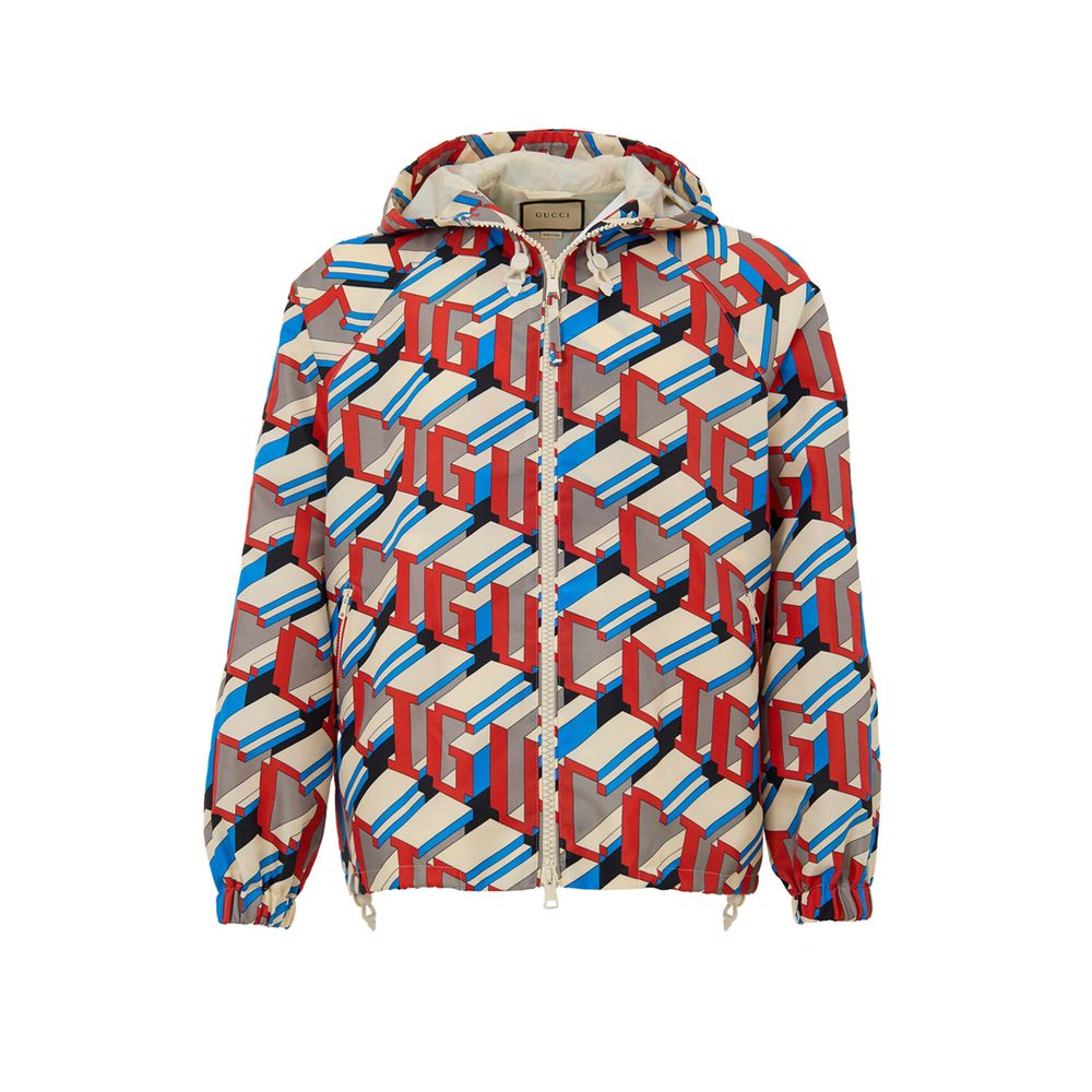 Gucci Multicolor Polyamide Shell Jacket
