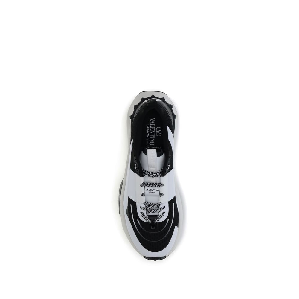 Valentino Garavani Multicolor Calf Leather Bos Taurus Athletic Sneakers