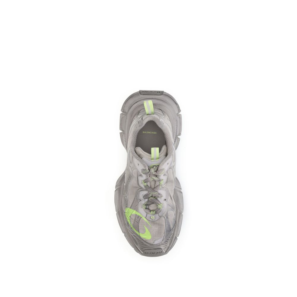 Balenciaga Gray Polyester Athletic Sneakers