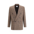 Saint Laurent Beige Wool Blazer