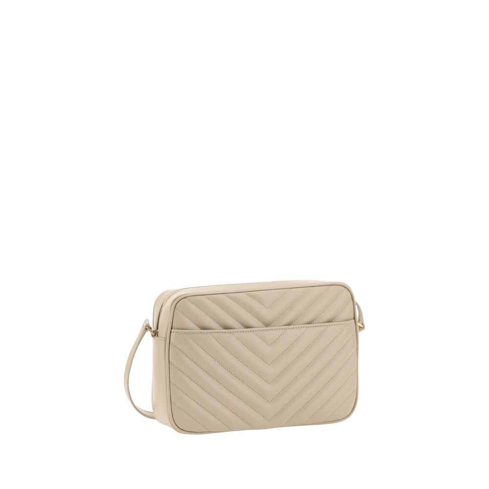 Saint Laurent Beige Calf Leather Bos Taurus Shoulder Bag