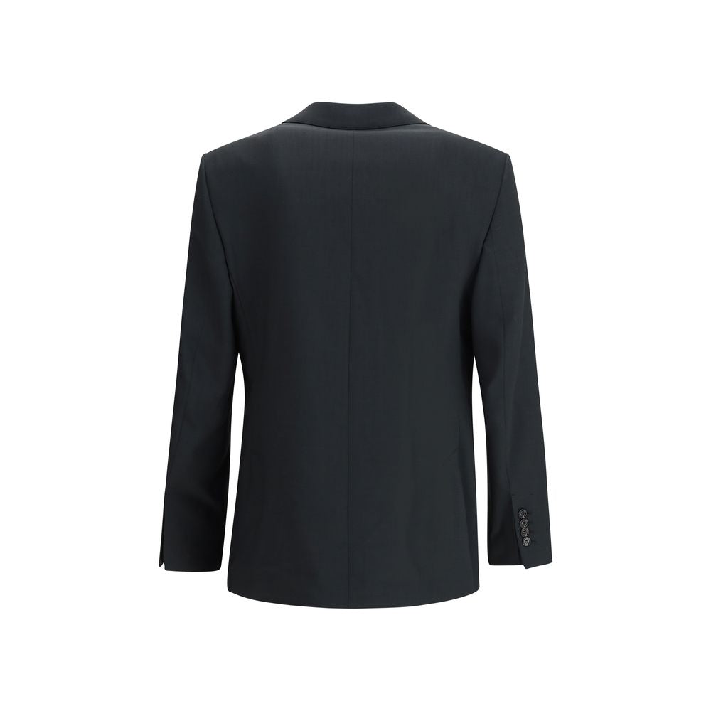 Ami Paris Gray Fleece Wool Clothing