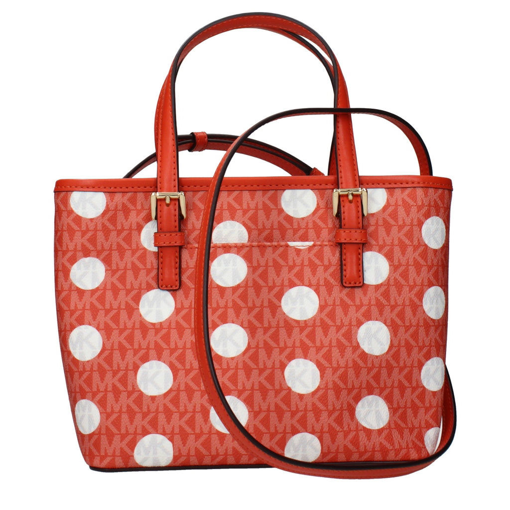 Michael Kors Orange Fabric Backpack