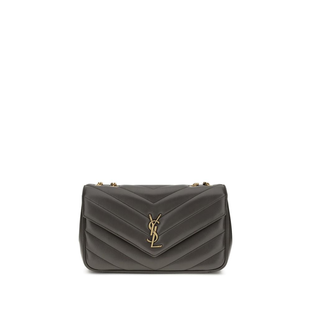 Saint Laurent Gray Lamb Ovis Aries Aries Shoulder Bag