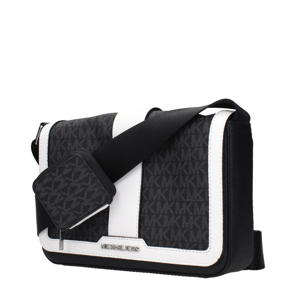 Michael Kors Black Fabric Crossbody Bag