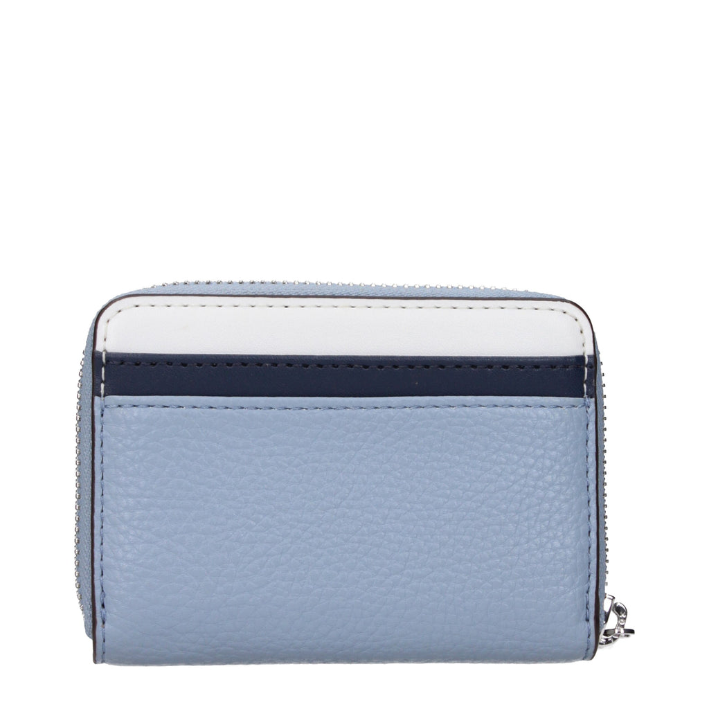 Michael Kors Light Blue Leather Cardholder