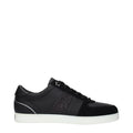 Jimmy Choo Black Leather Low Top Sneakers